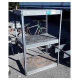 Metal Shop Storage Shelf, 3 medium duty shelves,