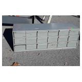 Metal Shop Small Hardware Organizer 18 Drawers 5"