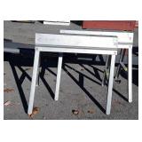 Pair of Metal Folding Saw Horses
