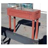 Planter Box, wood Construction with galvanized