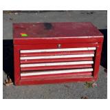 Tool Chest Top Box, 4 Drawers, older shop used