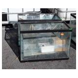 Two  Aquarium Tanks, with gravel and