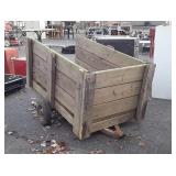 Lawn Tractor Utility Cart, homemade type, 24wx44"