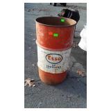 Esso Metal Advertising Barrel, 120 pounds net
