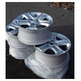 Set of 5 Jeep Wrangler 17" Wheels, 5 lugs, with