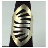 Sterling silver filigree ring size 6.5