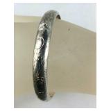 Sterling silver bangle bracelet