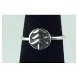 Sterling silver size 5 tree ring