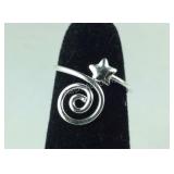 Sterling silver toe ring