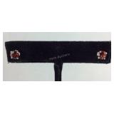 Sterling 1.18ct Mozambique garnet 5mm solitaire