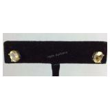 Citrine Stud Earrings, 1.5 grams Sterling Silver