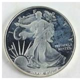 1 oz Silver Round - Money Metals Exchange, 31.1