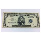 Series 1953 $5 Silver Certificate