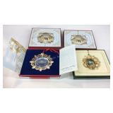 Four White House ornaments 2007(2), 2002, and