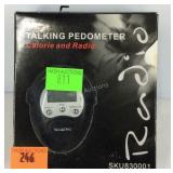 Talking pedometer