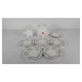 Six Wedgwood Bone China 8" plates and ten 6"