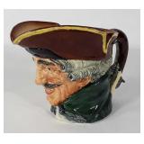 Royal Doulton toby jug with gun handle, made in