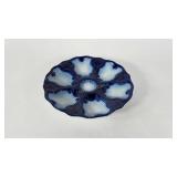 Limoges oyster plate, 9.5"