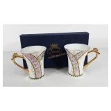Sorelle porcelain coffee mugs with gift box