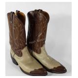 Two tone cowboy boots, size 8.5