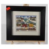 Sandi Wickersham Resnick print, artist signed,