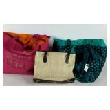 Two totes and a purse, Etienne Aigner purse,