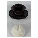 Ceramic insulators, includes tiered ash