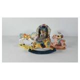 Rocking horse and carousel horse figurines and