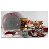 Christmas decor, wreath with storage box,