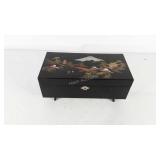 Asian decor jewelry box with music box, music box