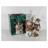 Holiday Home Collection Christmas snowman figure,