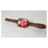 Old Milwaukee Beer wooden tap handle, 13" tall