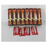 Eight sensor candle lamps with window candle