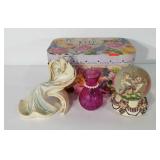Home decor, includes decorative storage box,