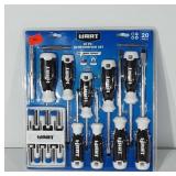 Tools, Hart 20pc screwdriver set