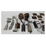 Hardware, includes door and gate hinges, pulleys,