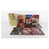 Christmas holiday cook and crafting books, nine