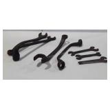 7 wrenches,  4 marked Ford.  One damaged