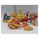 Winnie the Pooh and friends stuffed toys and