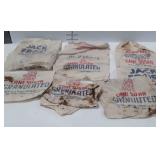 Jack Frost and Arbuckles cane sugar cloth bags,