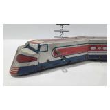 Silver Meteor friction train with key, doesn