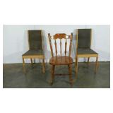 Three chair project group, ready to paint and