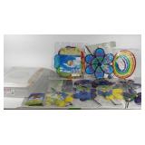 Garden/lawn decor, pinwheels, floral pinwheels,