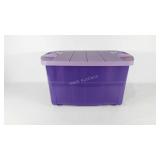 Rubbermaid 18 gallon tote with lid