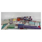 Christmas gift wrapping supplies, includes tissue