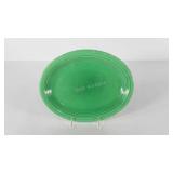Fiesta 12.5" green platter, use wear as shown