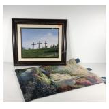 Wall art, tapestry with verse, new with tags