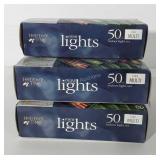 Holiday decor, five packs of mini indoor tree