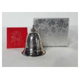 Kirk Stieff 1984 musical bell, silverplated with