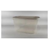 Sterilite 66 quart tote with latching lid